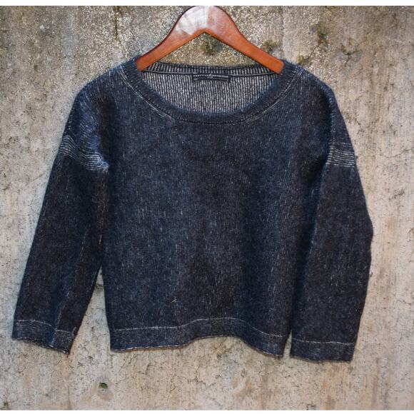 Peruvian Connection Women’s Cotton Alpaca Wool Blend Sweater Gray Size S - Picture 1 of 4